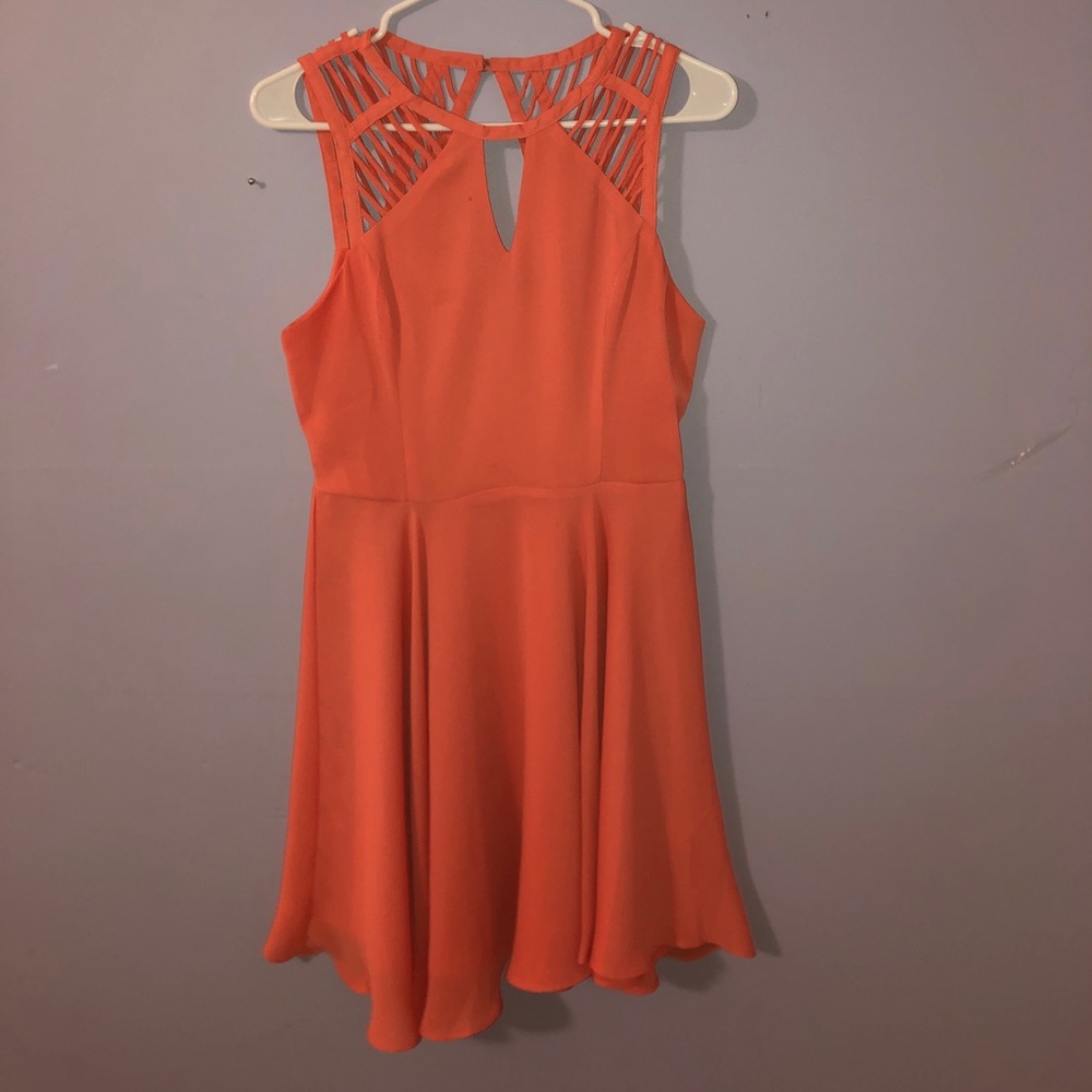 Coral dress